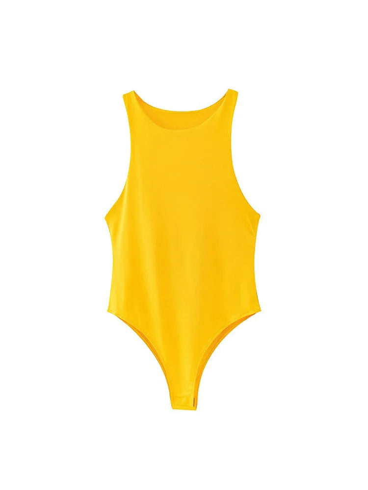 2022 summer solid sexy bodycon women bodysuits female 4 color green slim casual bodysuit chic lady club short playsuits femme