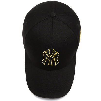 Fashion Korean Letter MY Baseball Cap 3D Embroidery Dad Hat Men Women Summer Sun Visor Caps Fishing Hat Unisex-Teens Hip Hop Hat