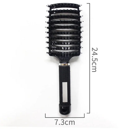 Hair Brush Hair Comb Detangling Hair Brush Bristle&Nylon Women Wet Massage Comb Curly Hairdressing Salon Styling Tools